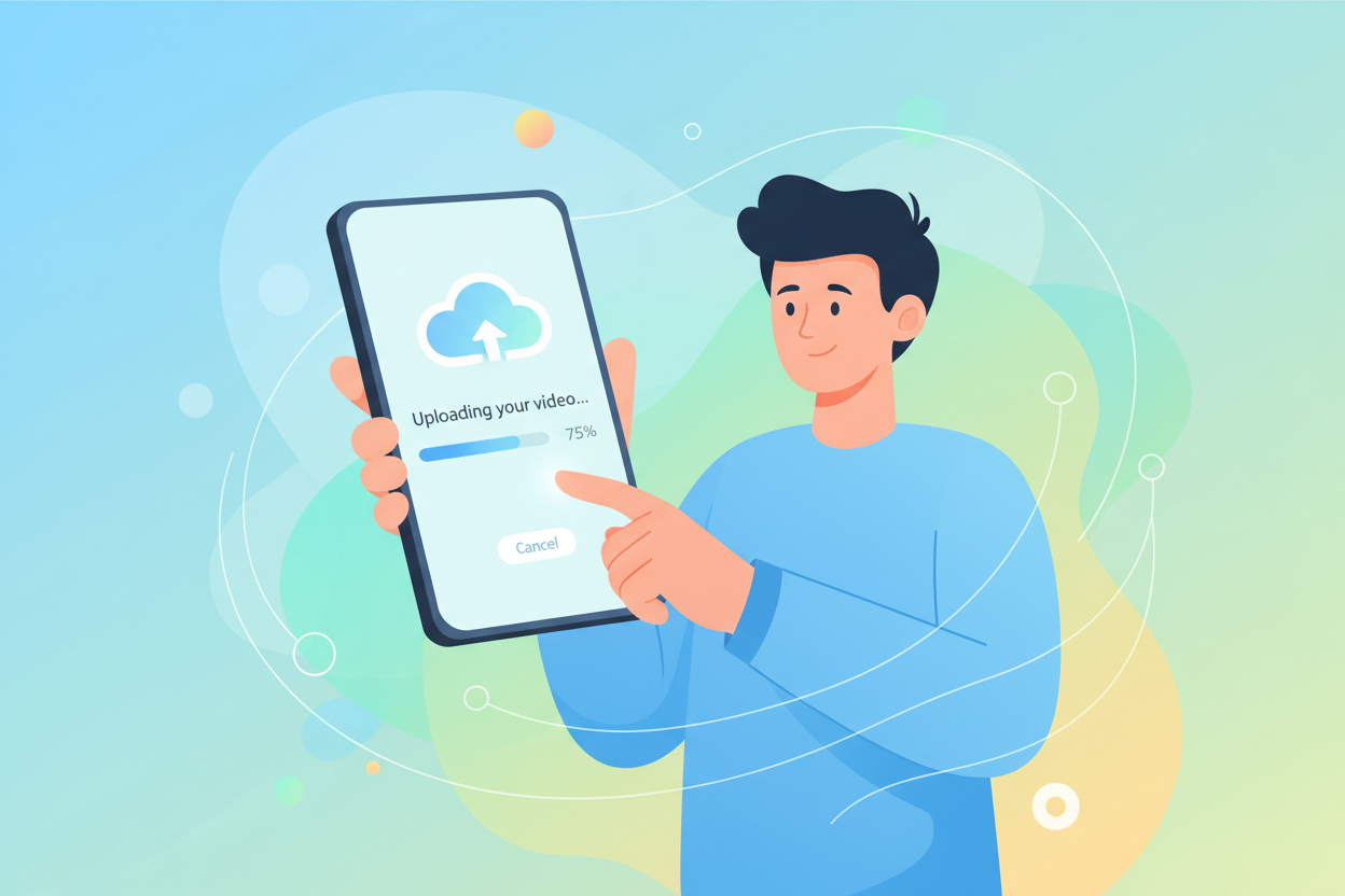 uploading video from a a phone